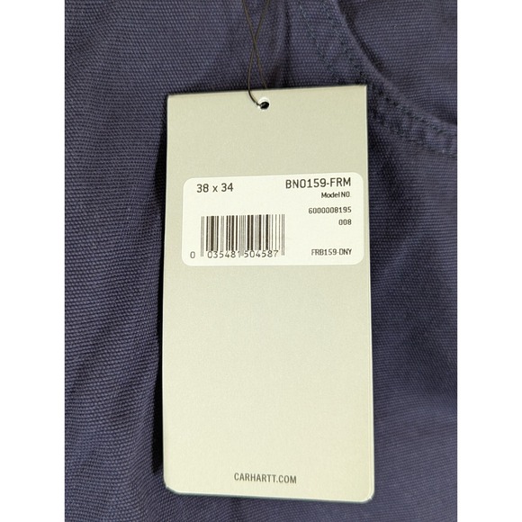 NWT Carhartt FR Pants Men's 38x34 Blue Flame Resistant Work Cat 2 BN0159 FRM - Picture 3 of 8